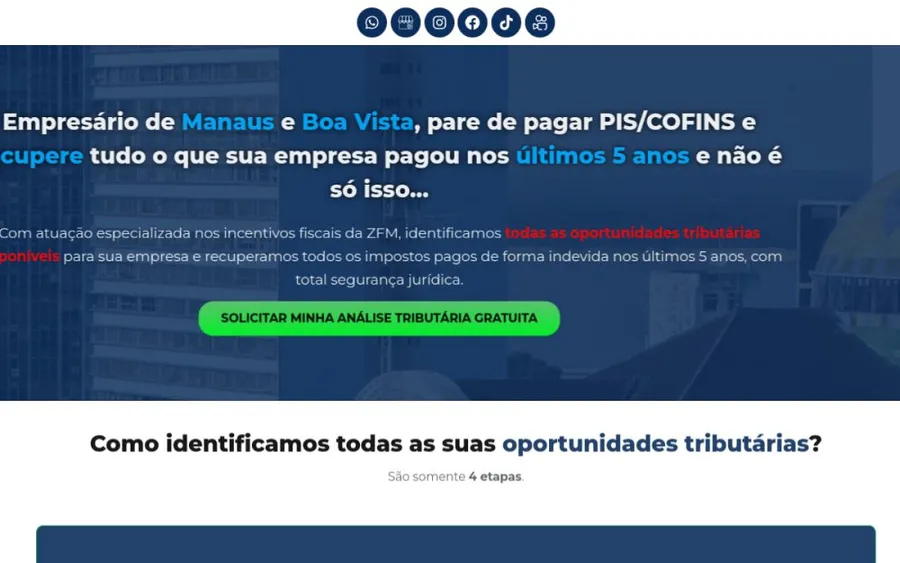 Site ANC · Análise Tributária ZFM